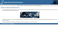 Desktop Screenshot of bioinformatics.babraham.ac.uk