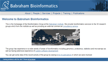 Tablet Screenshot of bioinformatics.babraham.ac.uk